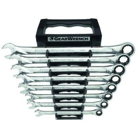 APEX TOOL GROUP WRENCH SET COMBO RATCH 12 PT SAE XL 8 PC GWR85198